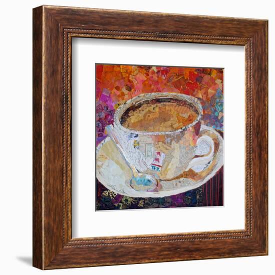 Cup Of Conversation-null-Framed Premium Giclee Print