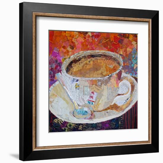 Cup Of Conversation-null-Framed Art Print