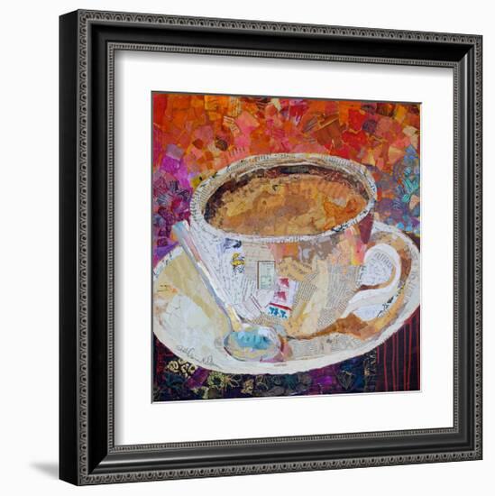 Cup Of Conversation-null-Framed Art Print