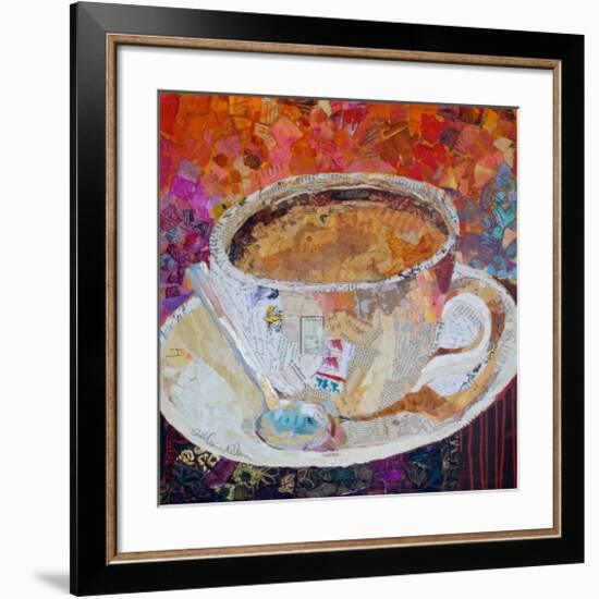 Cup Of Conversation-null-Framed Art Print