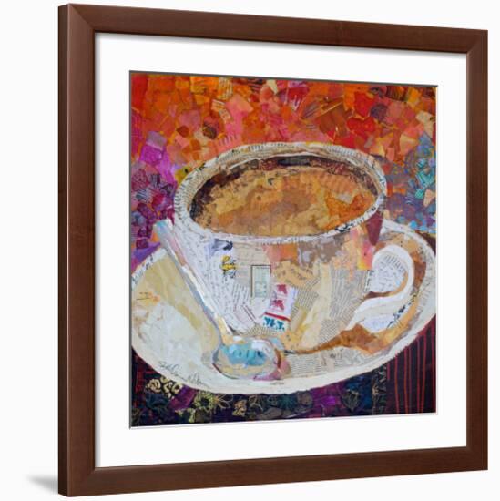 Cup Of Conversation-null-Framed Art Print