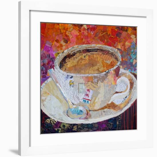 Cup Of Conversation-null-Framed Art Print