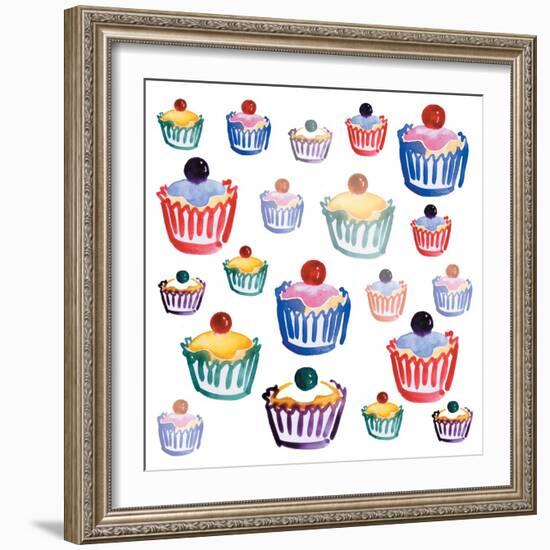 Cupcake Crazy, 2008-Sarah Hough-Framed Giclee Print