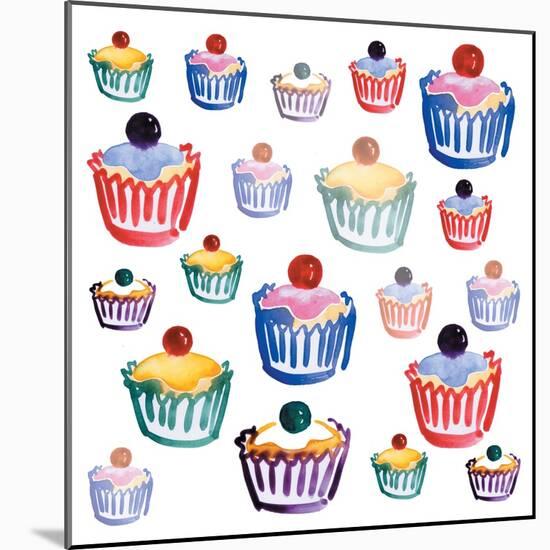 Cupcake Crazy, 2008-Sarah Hough-Mounted Giclee Print