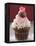 Cupcake for Valentine's Day-null-Framed Premier Image Canvas