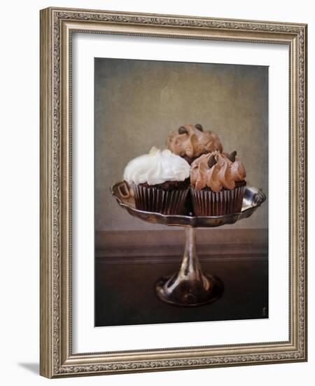 Cupcake Trio-Jai Johnson-Framed Giclee Print