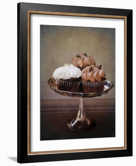 Cupcake Trio-Jai Johnson-Framed Giclee Print