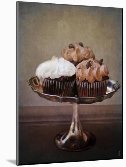 Cupcake Trio-Jai Johnson-Mounted Giclee Print