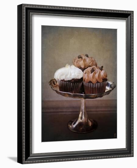 Cupcake Trio-Jai Johnson-Framed Giclee Print