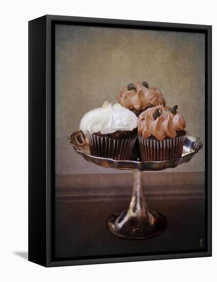 Cupcake Trio-Jai Johnson-Framed Premier Image Canvas