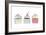 Cupcakes III-Martina Pavlova-Framed Art Print