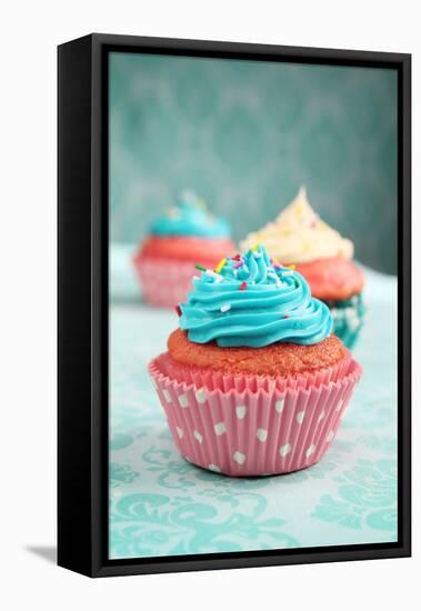 Cupcakes-pink candy-Framed Premier Image Canvas