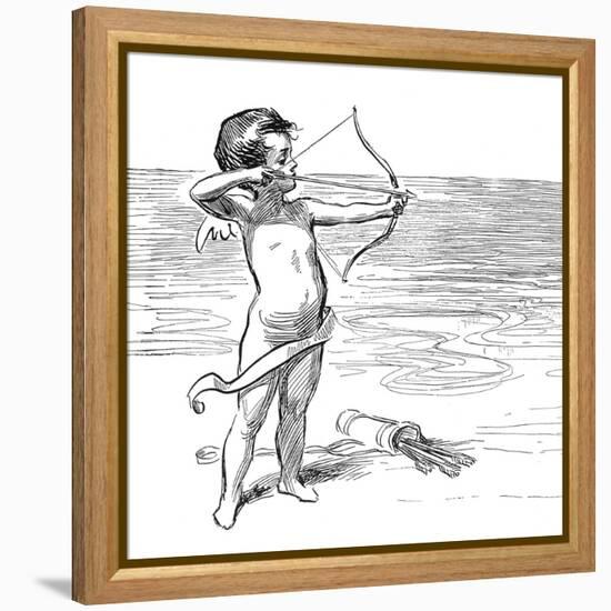 Cupid, 1900-Charles Dana Gibson-Framed Premier Image Canvas