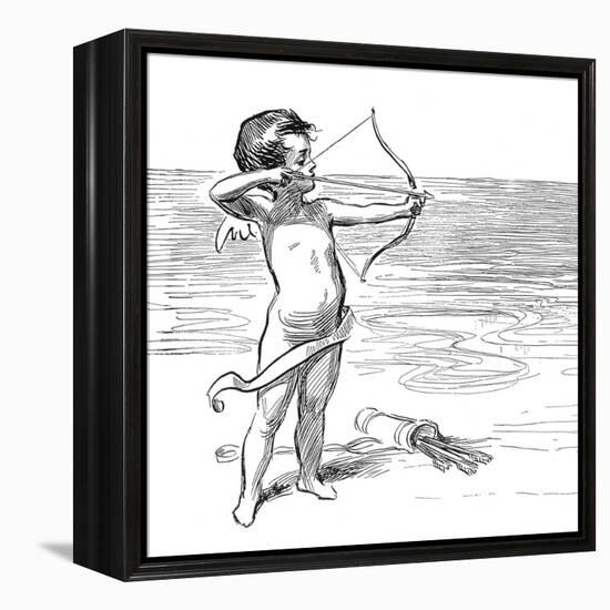 Cupid, 1900-Charles Dana Gibson-Framed Premier Image Canvas