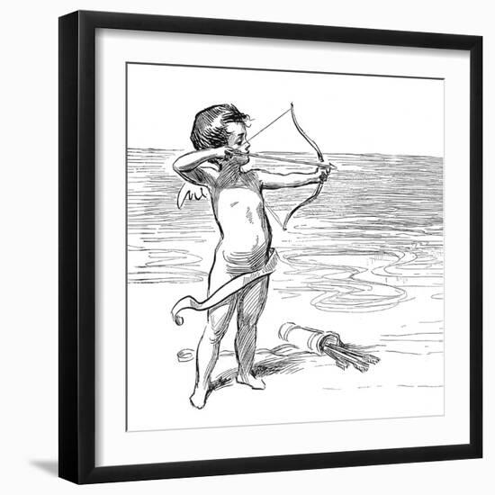 Cupid, 1900-Charles Dana Gibson-Framed Giclee Print