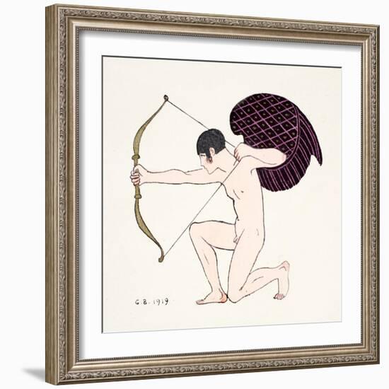 Cupid 1919-Georges Barbier-Framed Giclee Print