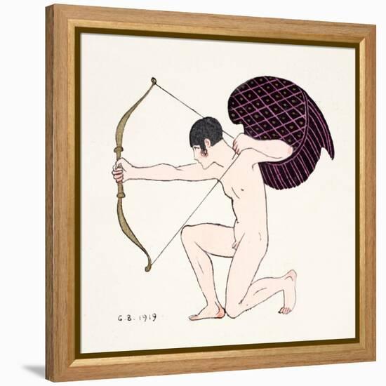 Cupid 1919-Georges Barbier-Framed Premier Image Canvas