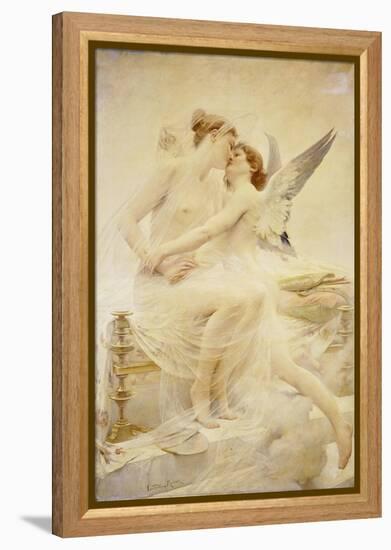 Cupid and Amor-Lionel Noel Royer-Framed Premier Image Canvas