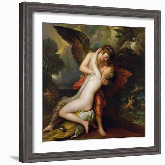 Cupid and Psyche, 1808-Benjamin West-Framed Giclee Print