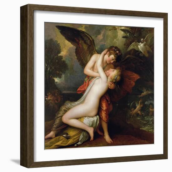 Cupid and Psyche, 1808-Benjamin West-Framed Giclee Print