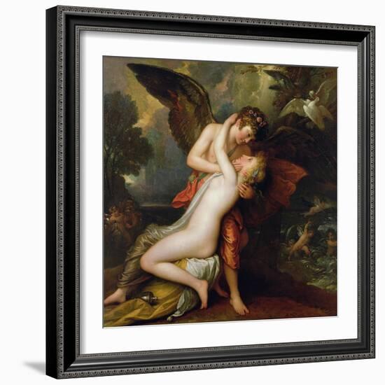 Cupid and Psyche, 1808-Benjamin West-Framed Giclee Print