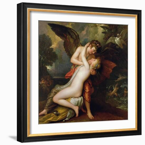 Cupid and Psyche, 1808-Benjamin West-Framed Giclee Print