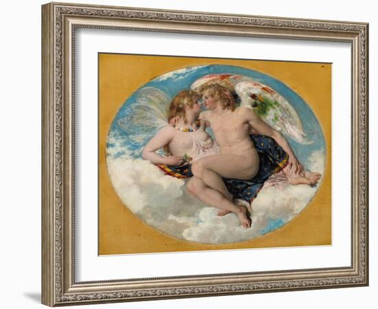 Cupid and Psyche, 1821-William Etty-Framed Giclee Print