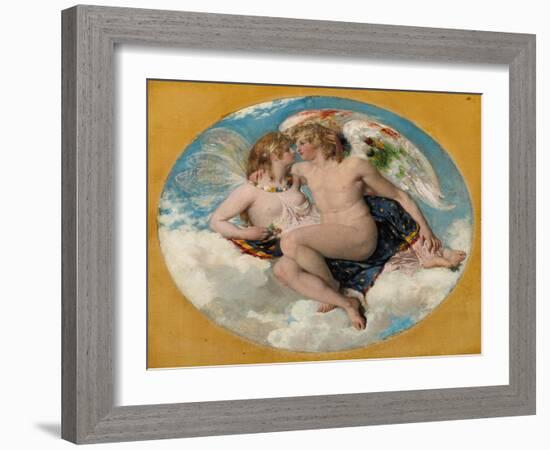 Cupid and Psyche, 1821-William Etty-Framed Giclee Print