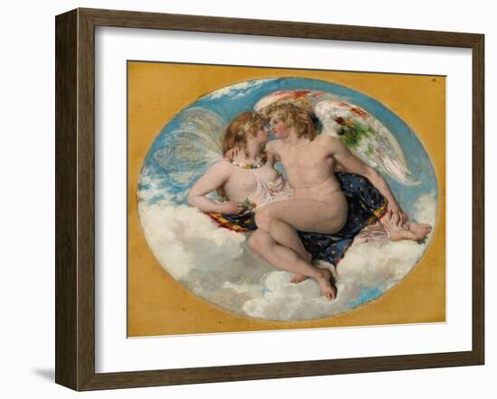Cupid and Psyche, 1821-William Etty-Framed Giclee Print