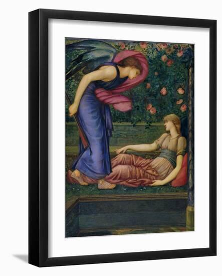 Cupid and Psyche, 1865-87-Edward Burne-Jones-Framed Giclee Print