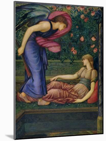 Cupid and Psyche, 1865-87-Edward Burne-Jones-Mounted Giclee Print