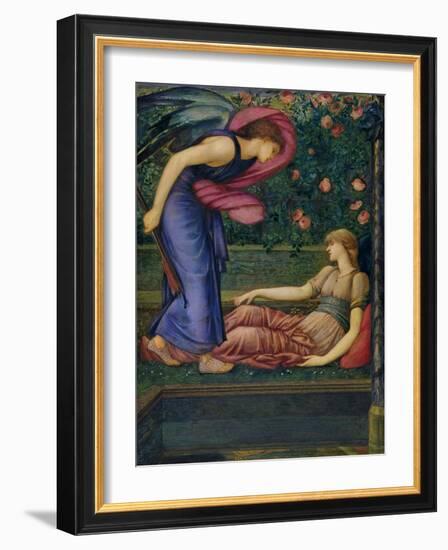 Cupid and Psyche, 1865-87-Edward Burne-Jones-Framed Giclee Print