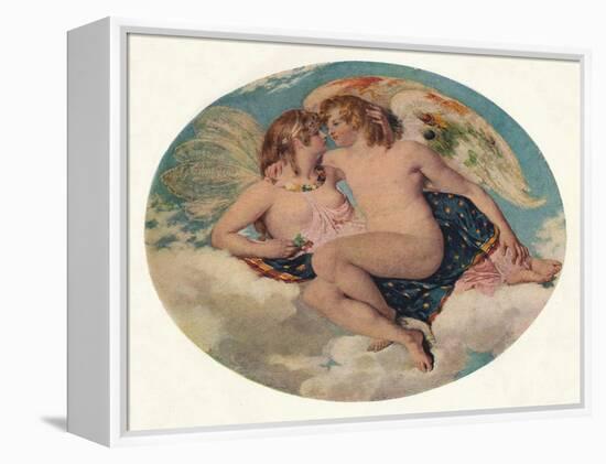 'Cupid and Psyche', 19th century-William Etty-Framed Premier Image Canvas