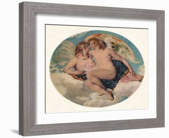 'Cupid and Psyche', 19th century-William Etty-Framed Giclee Print