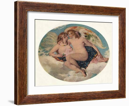 'Cupid and Psyche', 19th century-William Etty-Framed Giclee Print