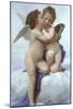 Cupid and Psyche as Infants-William Adolphe Bouguereau-Mounted Art Print