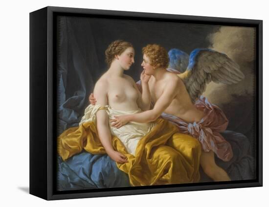 Cupid and Psyche, before 1805-Louis-Jean-François Lagrenée-Framed Premier Image Canvas