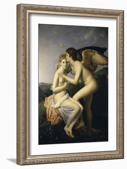 Cupid and Psyche-Francois Gerard-Framed Giclee Print