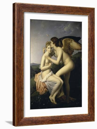 Cupid and Psyche-Francois Gerard-Framed Giclee Print