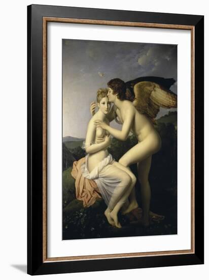 Cupid and Psyche-Francois Gerard-Framed Giclee Print