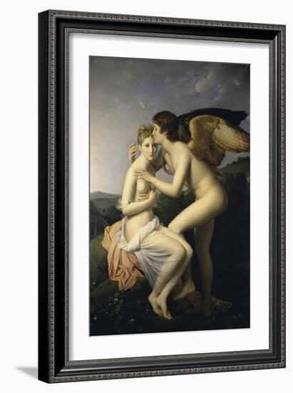 Cupid and Psyche-Francois Gerard-Framed Giclee Print