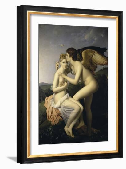 Cupid and Psyche-Francois Gerard-Framed Giclee Print