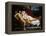 Cupid and Psyche-Jacques-Louis David-Framed Premier Image Canvas