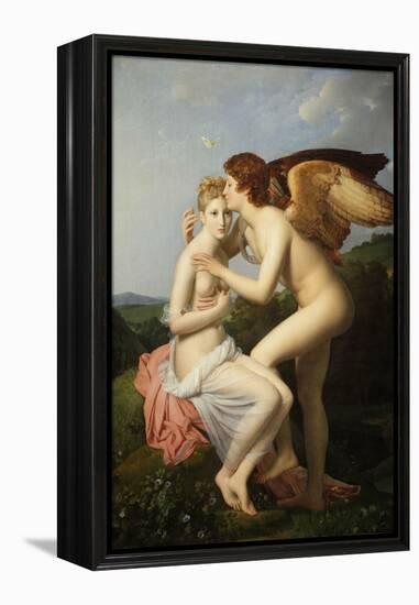 Cupid and Psyche-François Pascal Simon Gérard-Framed Premier Image Canvas