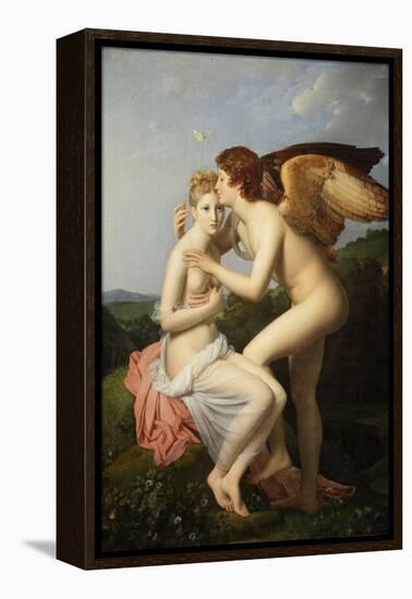 Cupid and Psyche-François Pascal Simon Gérard-Framed Premier Image Canvas