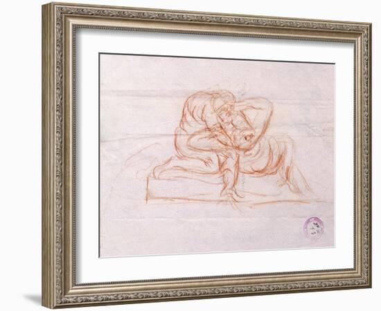 Cupid and Psyche-Antonio Canova-Framed Giclee Print