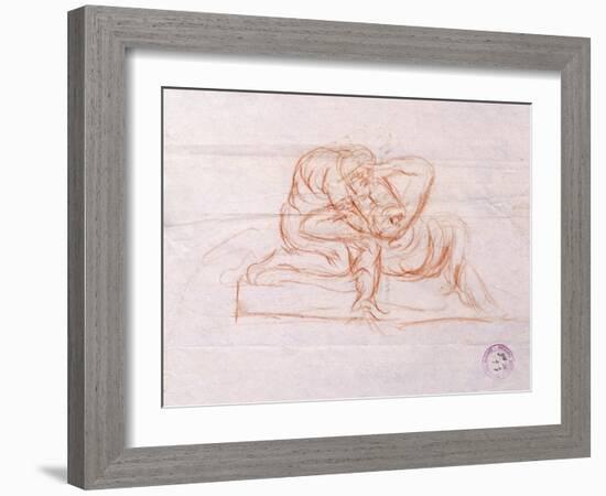 Cupid and Psyche-Antonio Canova-Framed Giclee Print