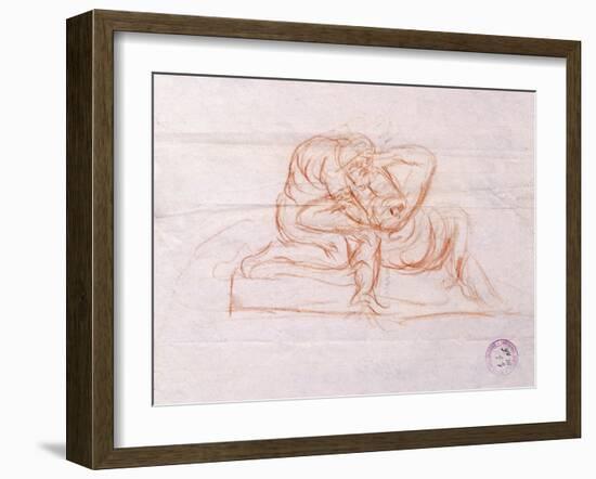 Cupid and Psyche-Antonio Canova-Framed Giclee Print