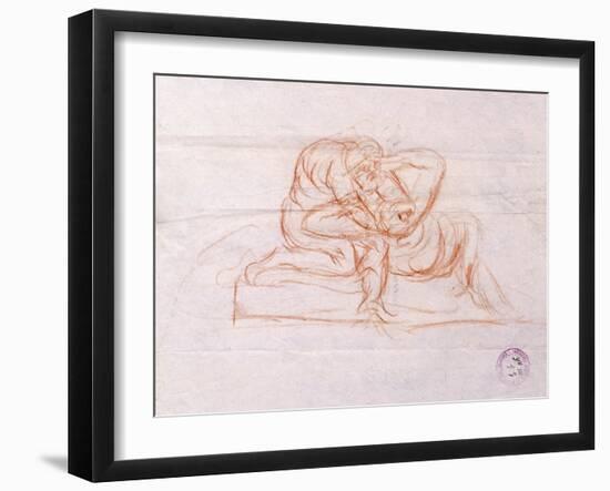 Cupid and Psyche-Antonio Canova-Framed Giclee Print