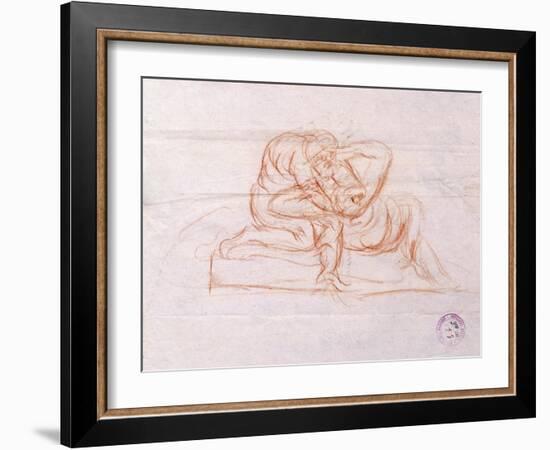 Cupid and Psyche-Antonio Canova-Framed Giclee Print